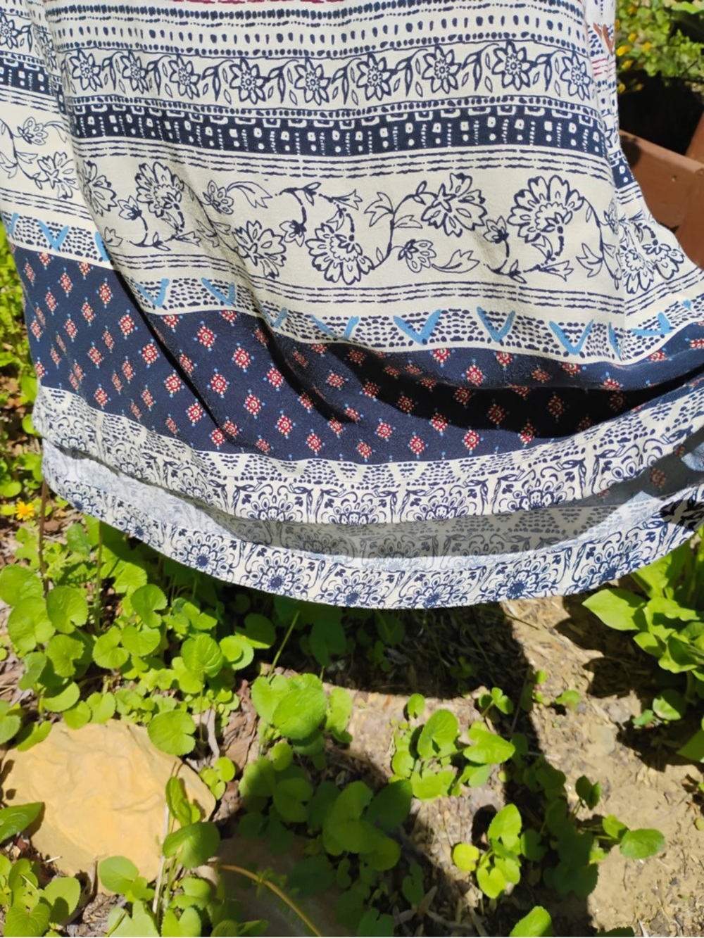 Multicolor Patterned Dress - Picture 8 of 8